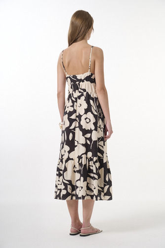 Vestido Largo Estampado Milak Mujer Sweet