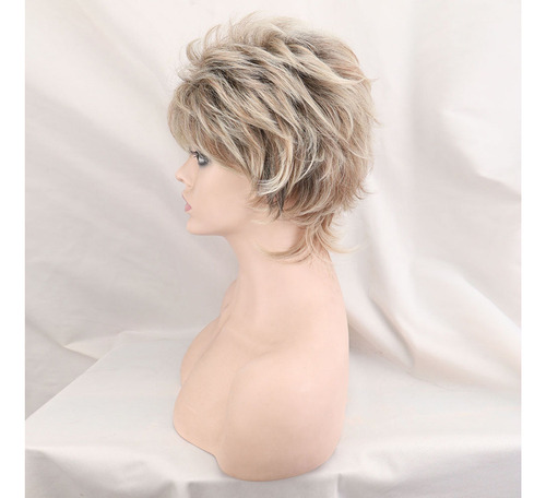 2025 Pelucas Cortas Marrones Sintéticas For Mujer Cabello