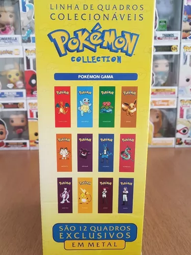 Quadro Colecionável de Metal pokemon 1 Unidade(ALEATÓRIA) em Promoção na  Americanas