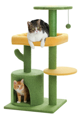 Made4pets - Arbol Para Gatos, Torre De Gato De 36.5 Pulgadas