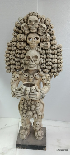 Mictlantecuhtli Dios De Los Muertos Artesanía Azteca 90cm