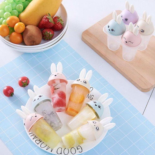 Imagen 2 de 3 de Molde De Helados Conejitos Ice Box - 4 Paletas
