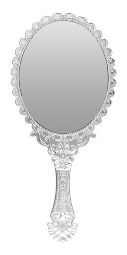 Espelho De Mão Princesas Maquiagem Cílios Vintage Provençal