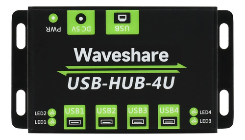 Waveshare Concentrador Usb De Grado Industrial Que Extiende 