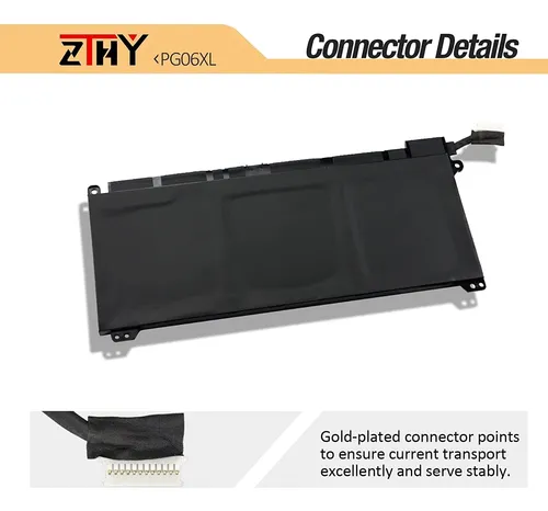 Zthy Pg06xl Batería De Repuesto Para Hp Omen 15-dh 15-dh1xxx