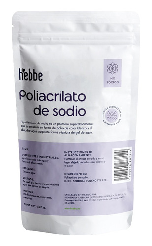 Poliacrilato De Sodio Jelly Spa Hidrogel Cosmetico 500g