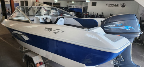 Lancha Map 480 Y 40hp Promo 3 Unidades Náutica Milione 2