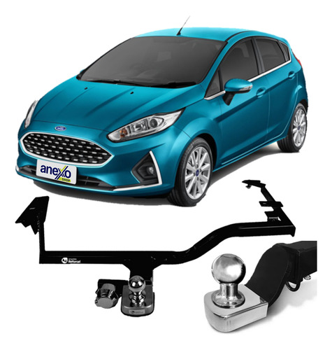 Engate Reboque Ford New Fiesta 2013 A 2019 Tração 500kg