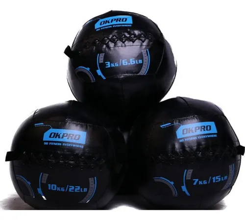 Balon Peso Pelota Medicinal 10kg Crossfit Sintético Gimnasio