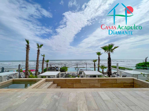 Cad Live Aqua Gh 3. Depa De Playa En Preventa Con Terraza, Alberca, Jacuzzi Y Vista Frontal Al Mar