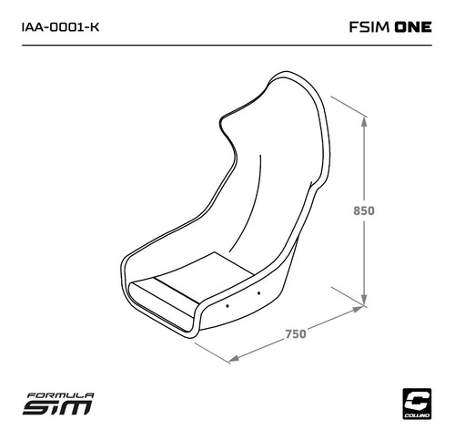 Imagen 2 de 6 de Simulador De Manejo Formula Sim One Dark Collino