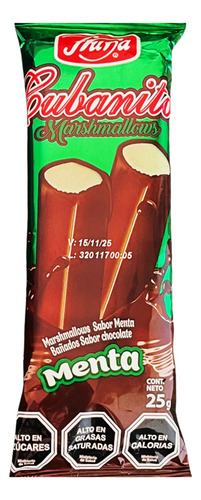 Cubanito Marshmallows Menta De Fruna (contiene 38 Uni)