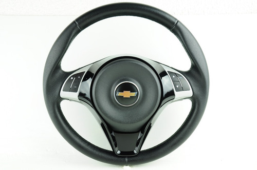 Imagem 2 de 6 de Volante Esportivo Comando Som Led Preto Astra Vectra Montana