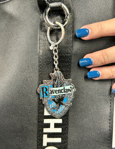 Llavero Metalico Bioworld Harry Potter Original Ravenclaw Azul