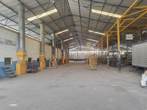 Galpon Industrial En Venta Ideal Para Empresa Automotriz O Fabrica Metalmecanica Alto Trafico Carga Pesada Oficinas Remodeladas Las Tejerias Estef 25-3396