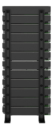 Suporte Rack Externo Vertical Até 12 Hd/ssd Organizador Mesa
