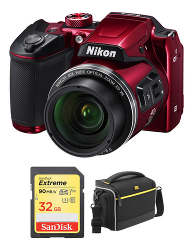 Nikon Coolpix B500 Digital Camara Con Free Accessory Kit (re