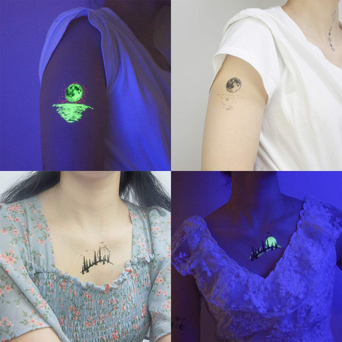 Oottati 15 Folhas De Adesivos De Tatuagem Temporária Que Bri