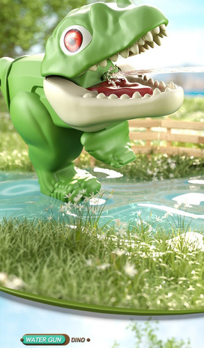 M0r Pistola De Agua A Presión Para Dinosaurios 3 Piezas