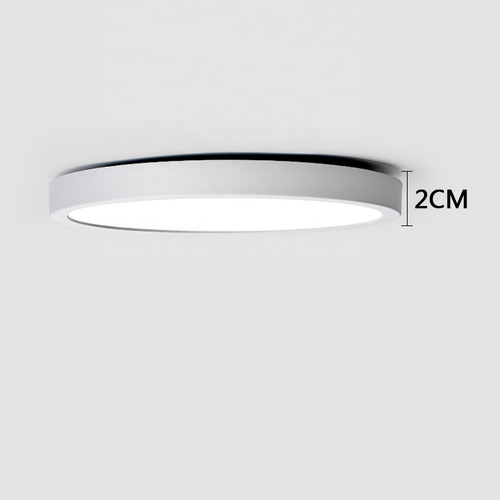 Imagen 2 de 8 de Lampara Plafón Panel Led 24w Redondo Sobreponer Luz Blanca