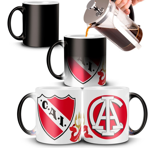 Taza Mágica Club Atlético Independiente Avellaneda Rojo 