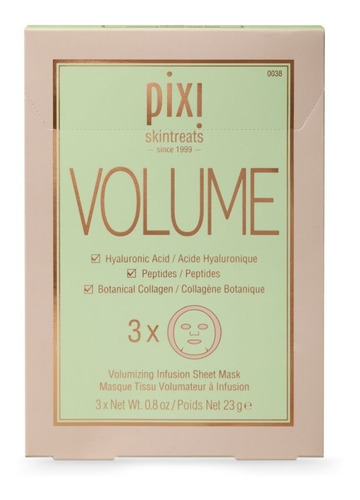 Pack De Mascarillas Volume Sheet Mask Pixi Beauty 