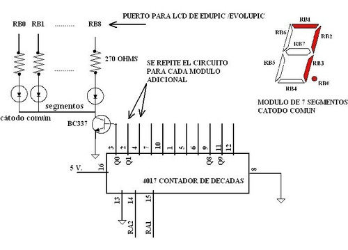 2 Pzs Módulo Display De 7 Segmentos Led Rojo Con 3 Dígitos