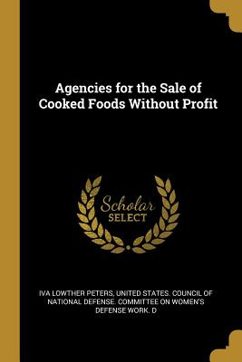Libro Agencies For The Sale Of Cooked Foods Without Profi...