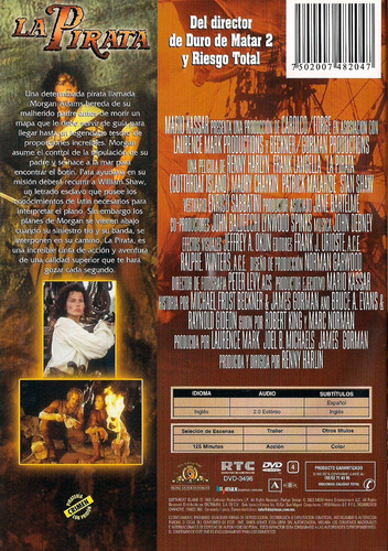 Dvd - La Pirata - Cutthroat Island - Geena Davis (Usado)