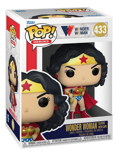 Funko Pop: Wonder Woman - Wonder Woman Classic W/ Cape 433