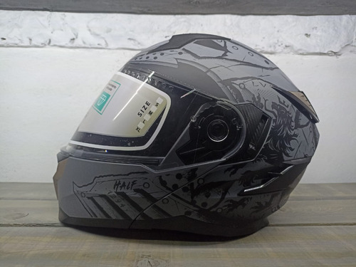 Casco Half Abatible Con Visor Interno Certificacion Dot