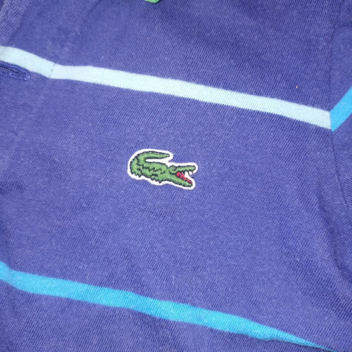 Chomba Rayada De Niño Lacoste Talle 2 (Usado)