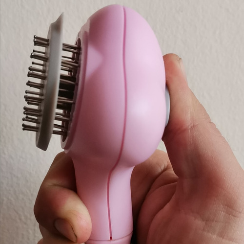 Cepillo Para Gatos, Perros, Con Boton De Limpieza