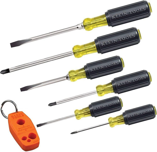 Klein Tools 85146 - Juego De Destornilladores (3 Ranuras, 3 