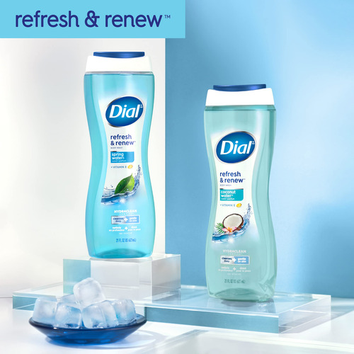 Gel De Baño Dial Refresh & Renew Spring Water 946 Ml