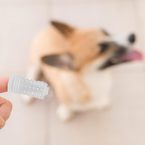Cepillo De Dientes Para Dedos De Perro, Juego De Cepillos