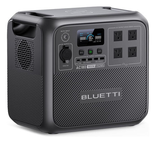 Bluetti Ac180 Estación De Energía Portátil 1152 Wh