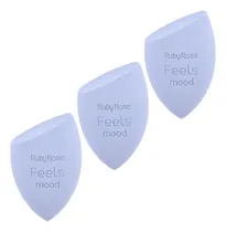 Comprar Kit 3 Esponjas De Maquiagem Feels Mood Ruby Rose