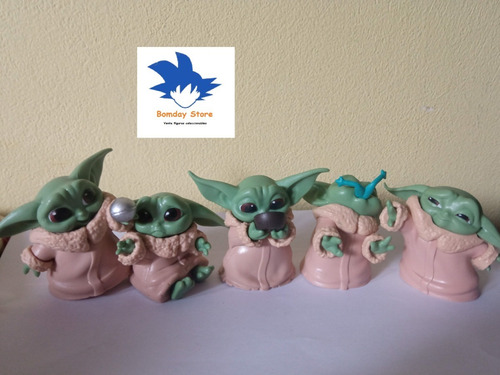 Baby Yoda Set De 5 Figuras De Coleccion Star Wars 6 Cm