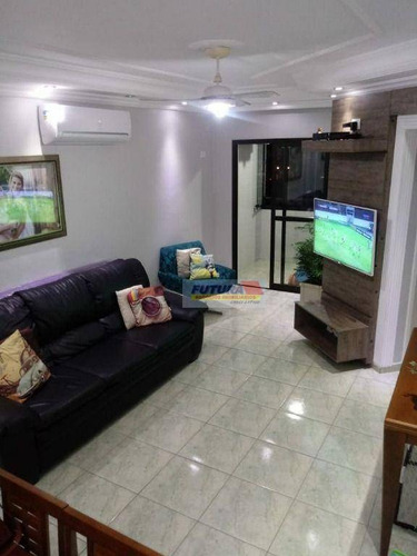 Imagem 1 de 7 de Apartamento Com 2 Dormitórios À Venda, 77 M² Por R$ 420.000,00 - Itararé - São Vicente/sp - Ap2512