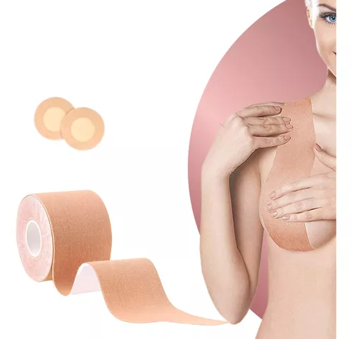 Kit Sutiã Unbra + Boob Tape Adesivo Bojo De Silicone Feminino sem