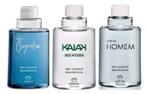 Comprar Kit 3 Refil Perfume Deo Corporal Masculino Natura Kaiak Aventura Homem E Biografia Clássico Tradicional 100ml