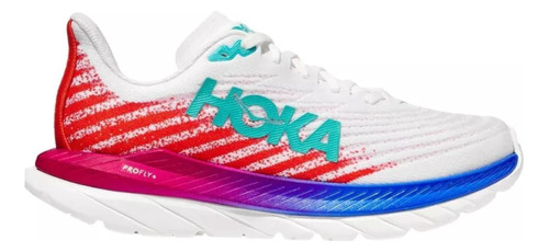 Tenis Running Hoka Mach 5 Blanco Mujer 1127894wfm