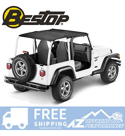 Bestop Header Safari Style Bikini Top For '03-'06 Jeep W Zzf