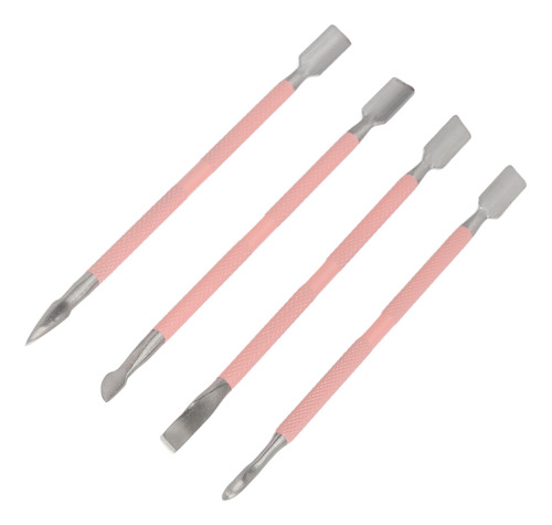 Juego De 2 Cuchillas Spoon Nail Pusher De Acero Inoxidable P