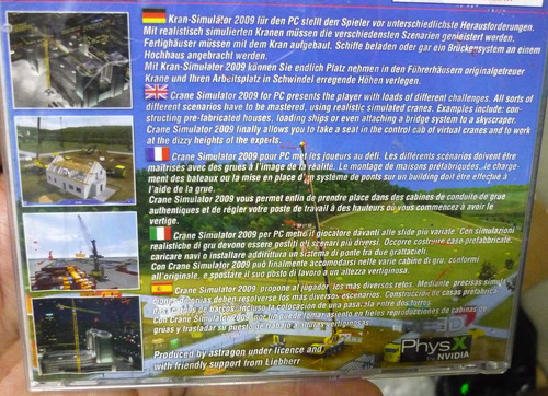 Game Pc : Crane Simulator 2009 - Importado (Usado)