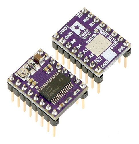 Imagen 1 de 3 de Driver Drv8825 + Disipador Motor Pasos Cnc Steptick Reprap