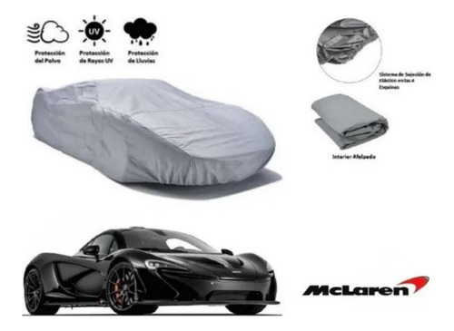 Lona C Broche Cubreauto Afelpada Mclaren P1 2018