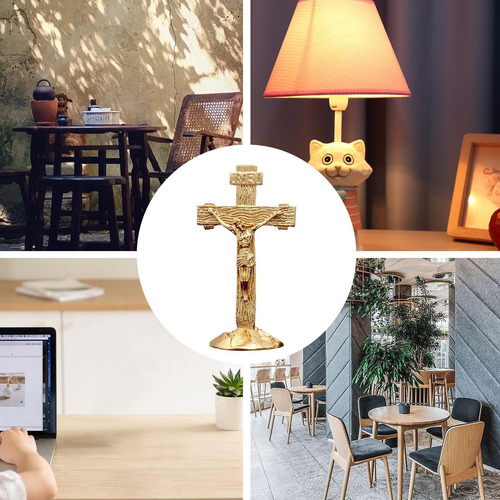 Mesa Crucifixión Católica Soporte De Crucifixión Católica El