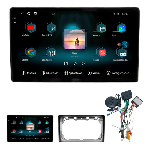 Multimidia Aikon Fóton G3 307 Até 2012 12+256gb Octacore 9p